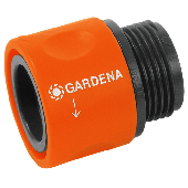 GARDENA Slangstuk met schroefdraad 26,5mm (3/4")