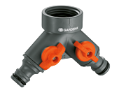 GARDENA 2-weg waterverdeler 1"