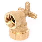 Muurplaat voor kraan met PE aansluiting