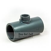 PVC T-stuk verl. 32x25 mm 