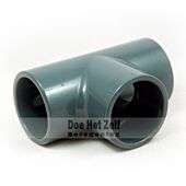 PVC T-stuk met lijmfitting