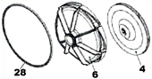 Waaier jet 112/132 M set