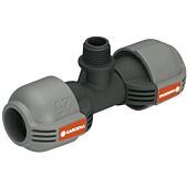 GARDENA T-stuk 25mm x 1/2" buitendraad