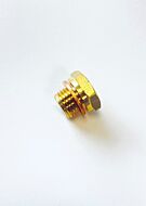 Plug 1/4" met koperen ring