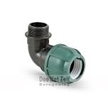 L-Stuk Tyleen koppeling | PE - buitendraad (knie)