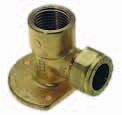Muurplaat 15 mm knel x 1/2"