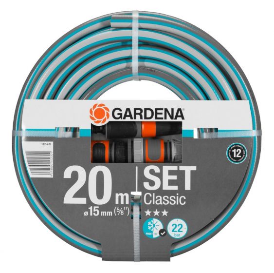 omdraaien Door doe niet GARDENA Tuinslang Classic 15mm 20m incl. armaturen voor slechts €32.39 -  Tuin & Water