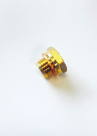 Plug 1/4" met koperen ring