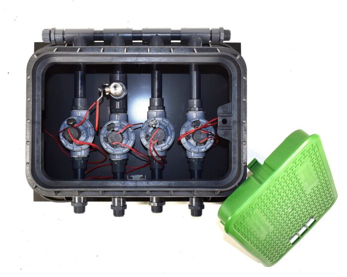 Automatische verdelerset in put voor waterleiding - 4 groepen