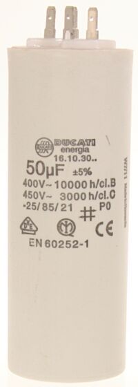 Condensator 50 uf met ANP stekers