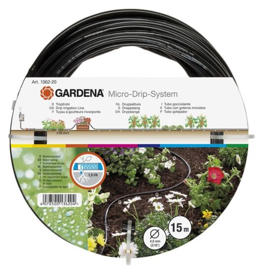 GARDENA Druppelbuis 4.6mm 15m