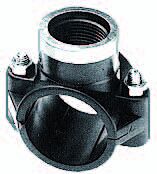 Klemzadels / aanboorzadels voor Pe en PVC buis