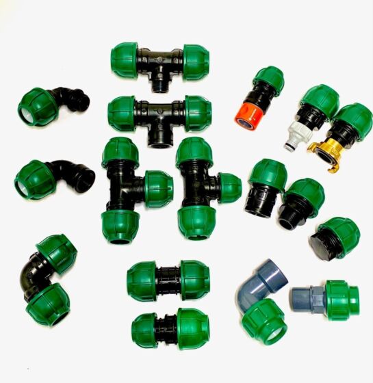 Alle klemkoppelingen voor PE 40mm