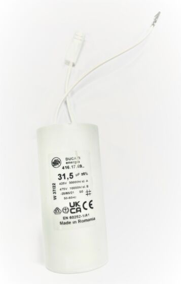 Condensator 31,5 uF met draadjes
