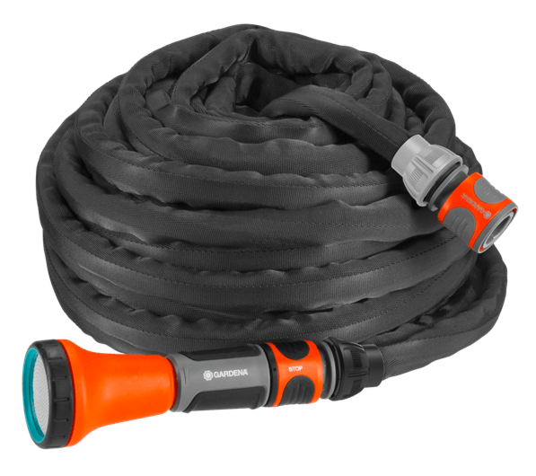 GARDENA Textielslang Liano 10m set met TapFix slanghouder