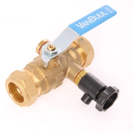 Kogelkraan VSH 22mm,aftap