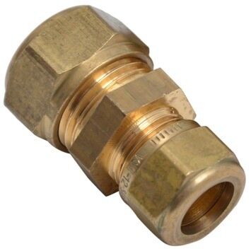 Verloop knelkopp. 22x15 mm