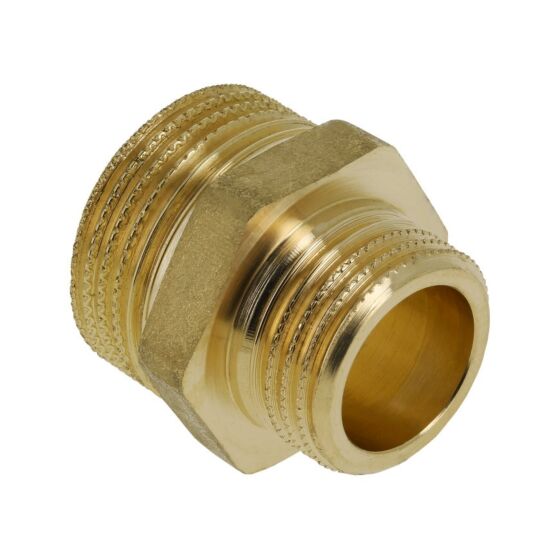 Messing Verloopnippel 1/2" x 1/4"