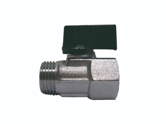Mini Kogelkraan 3/8" binnen x buitendraad