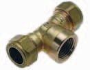 Knel T-stuk binnendraad 22 x 3/4" x 22mm
