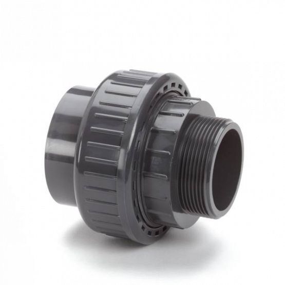 PVC 3/3 koppeling lijm en buitendraad