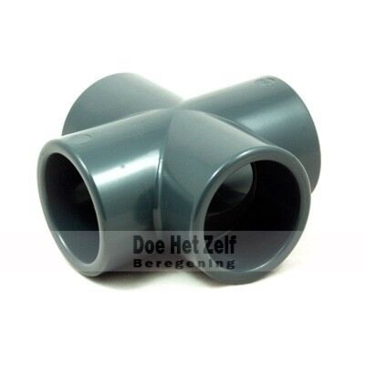 PVC Kruisstuk 63mm 