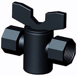 P.P. kraan 3/4"bi. x 3/4"bi.