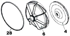 DAB Waaier jet 112/132 M set
