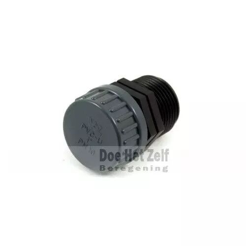 PVC Draadkap + 1" PP nippel