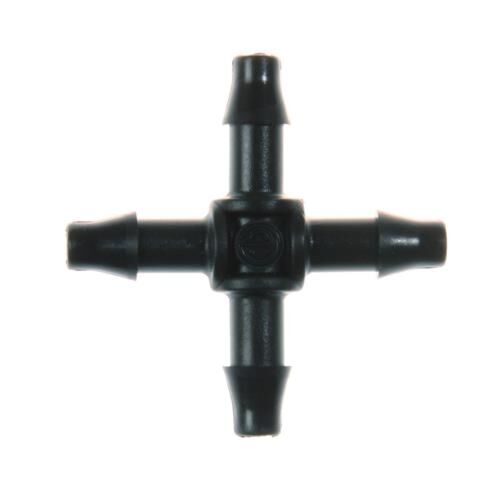 Kruisstuk met tule voor 7x4mm slang