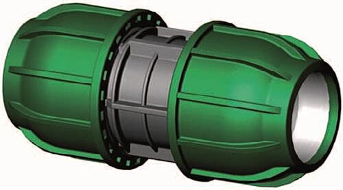 Rechte kopp. Pe 32x32 mm