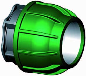 Eindkoppeling voor leiding 32 mm