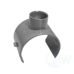 Aanlijmzadel 110x40 mm riool