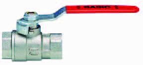 Verchroomd messing kogelkraan 1/2"