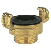 GEKA Messing snelkopp. 1 1/4" bui.dr.