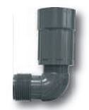 Lasco manifold knie 1" bui x bi klepaansluiting
