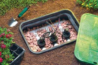 voorbeeld afsluiterput beregening tuin