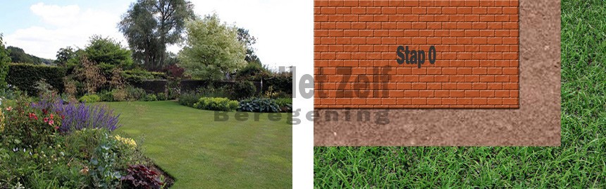 plantenborder beregenen stap 0