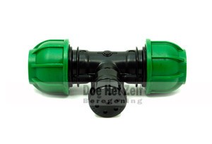 voorbeeld t-stuk met afdruipventiel